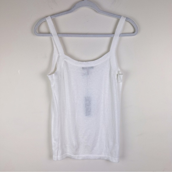 bobi BLACK | Knit Lightweight Cami In White / Ivory - Picture 2 of 9